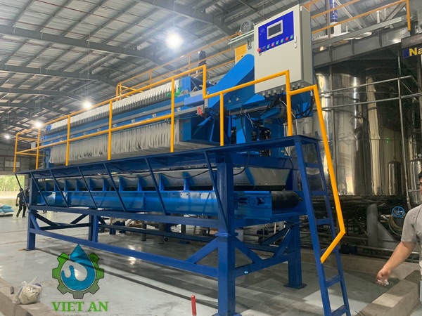 Quy trình vận hành máy ép bùn khung bản an toàn