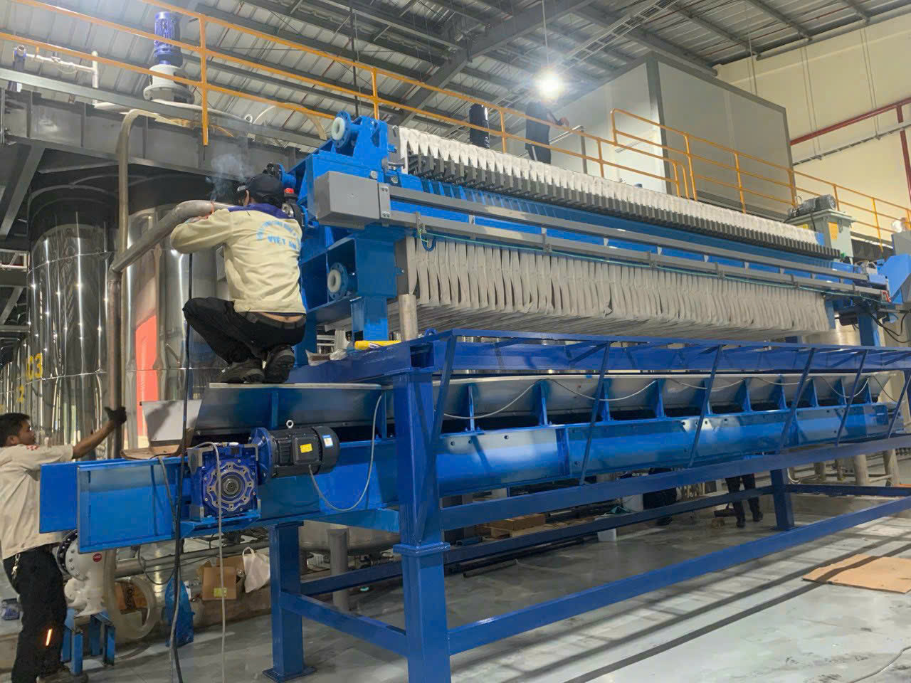 Máy ép bùn khung bản 1250×1250